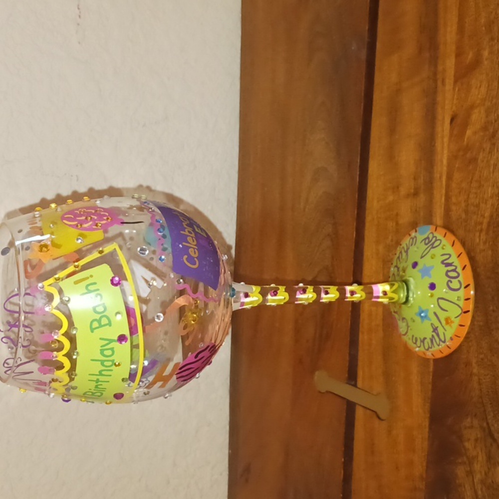 LOLITA "Birthday" wine glass - Picture 6 of 10